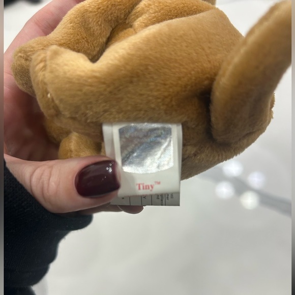 Rare Beanie Babie Tiny with date and spelling errors - Picture 4 of 5